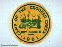 Click to enlarge 1961 Camp of the Crooked Creek